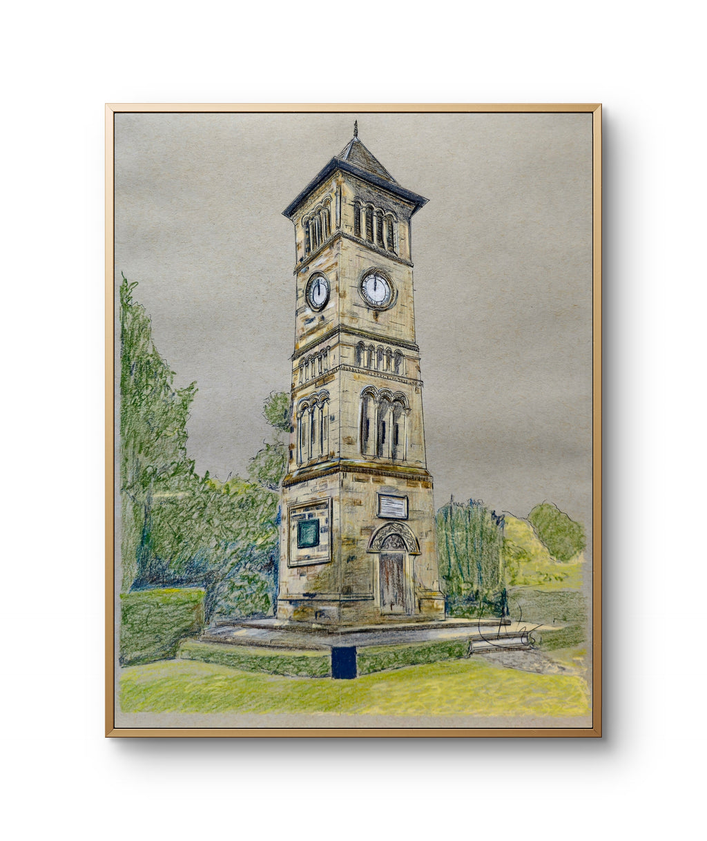 Lichfield Clock Tower Print