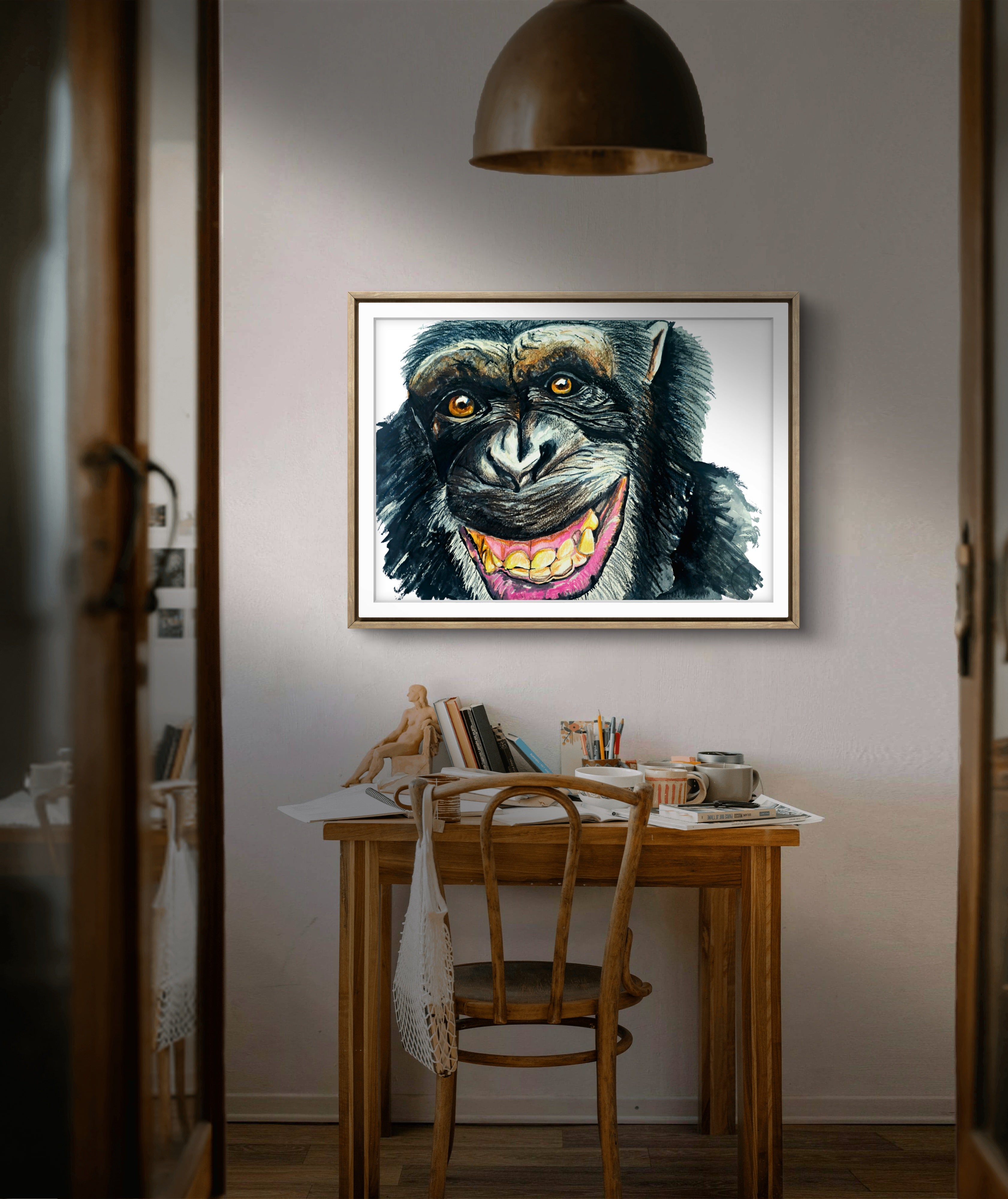 Cheeky Chimp Print