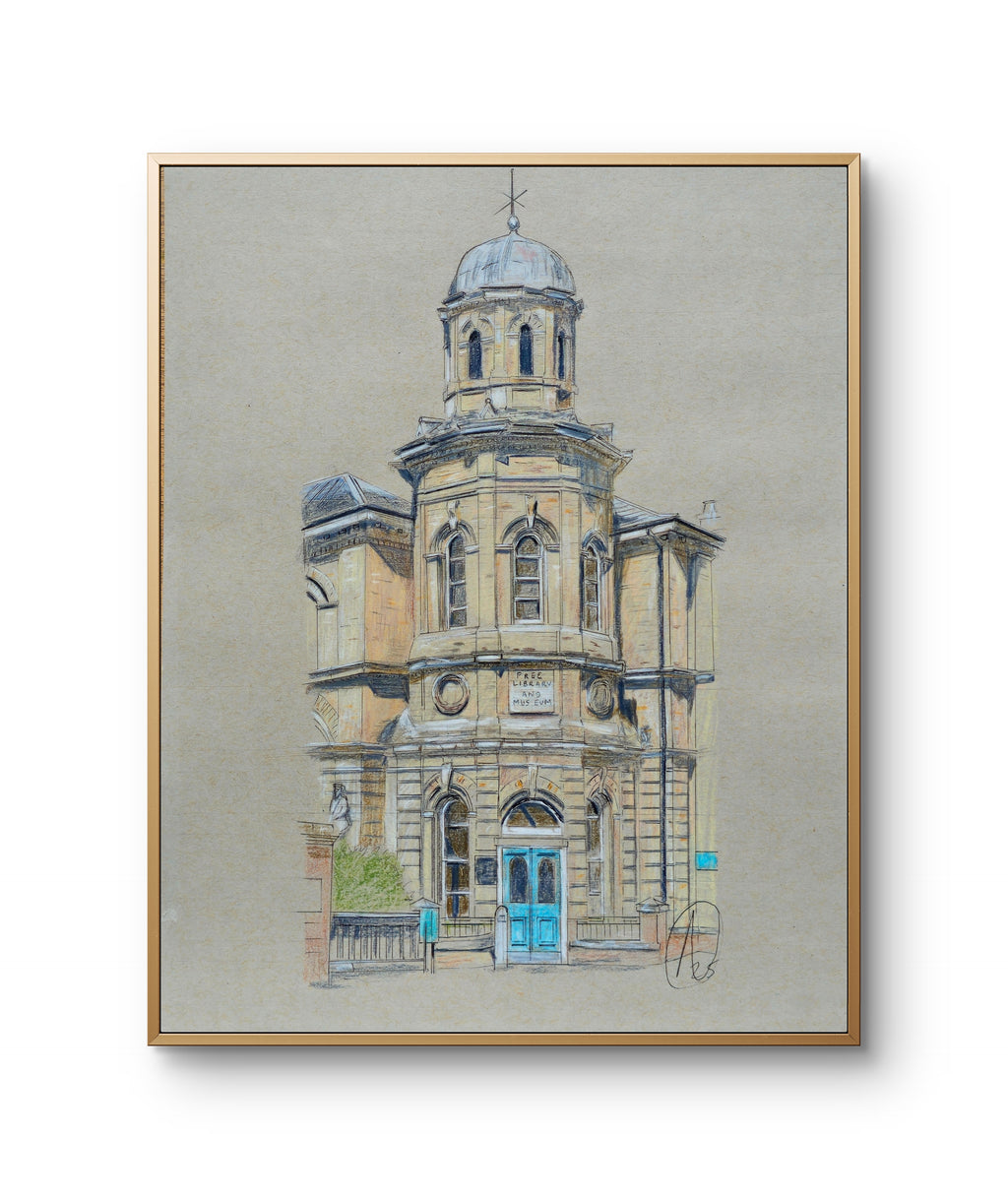 Lichfield Registration Office Print (Various sizes available)