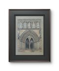 Lichfield Cathedral South Door Print (Various sizes available)