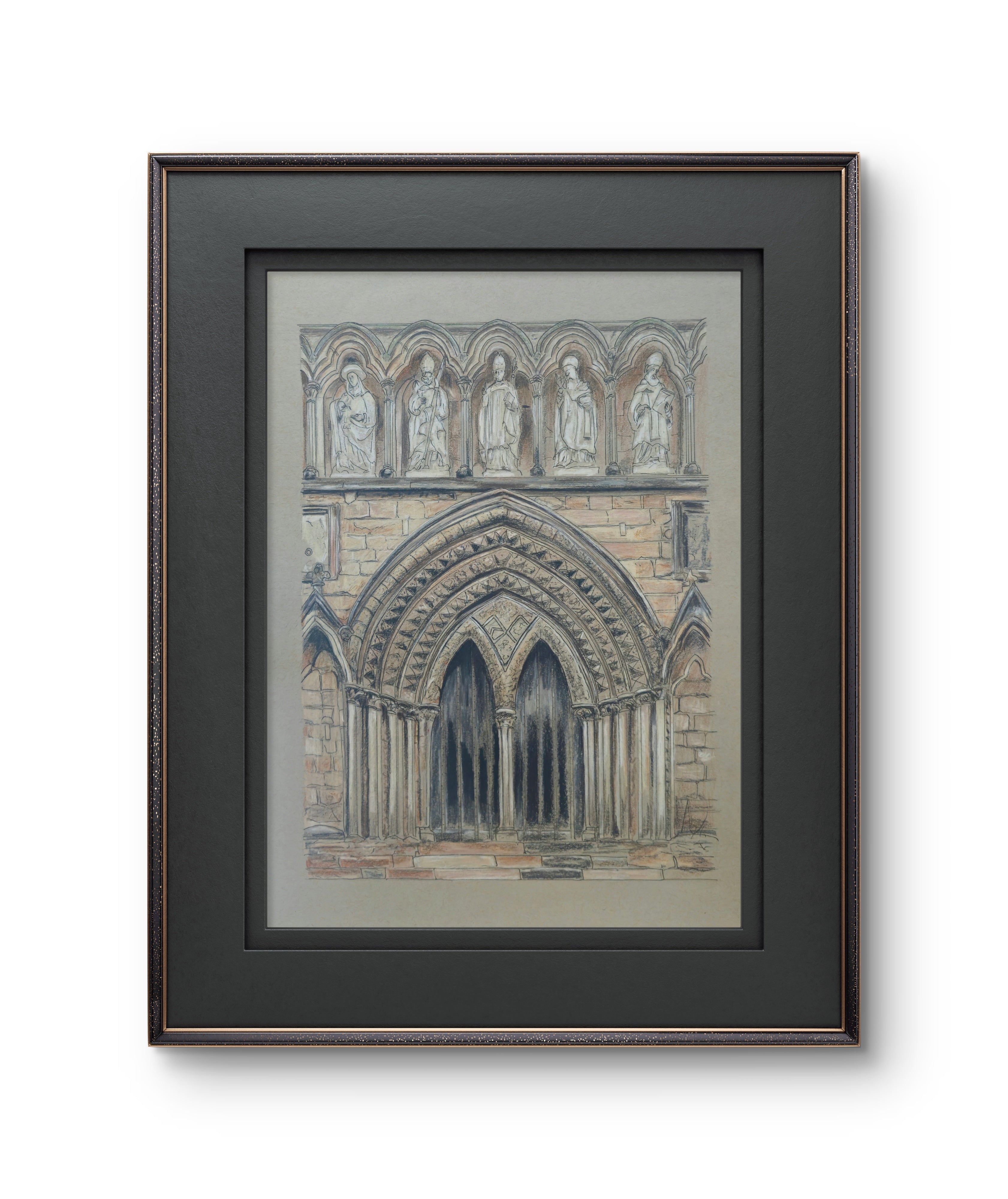 Lichfield Cathedral South Door Print