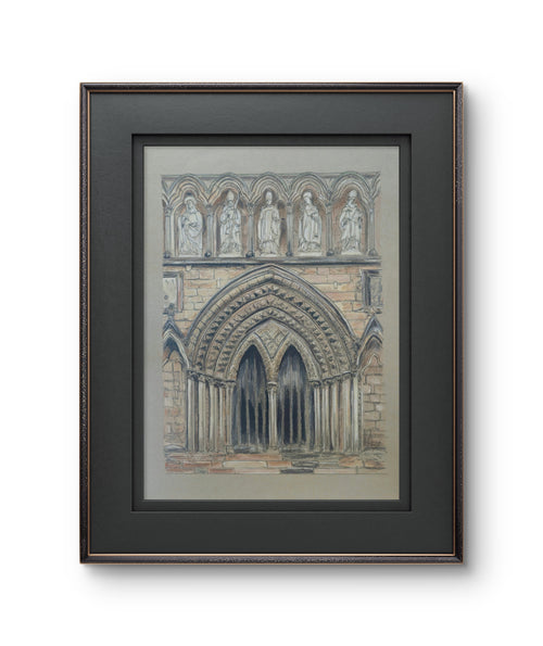 Lichfield Cathedral South Door Print