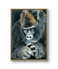 Contemplating Gorilla Print