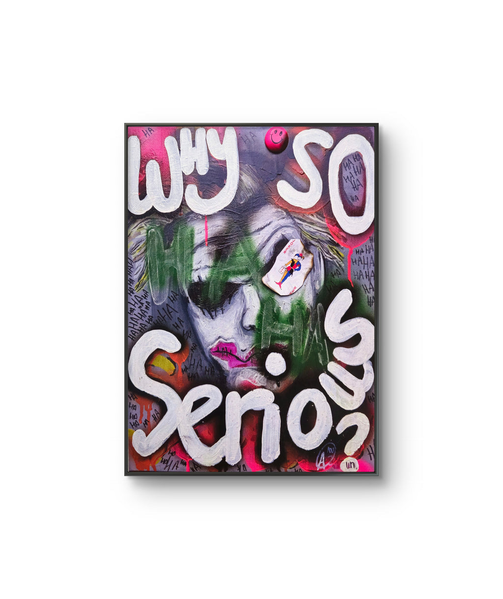 "Why so Serious?" Joker Inspired Print (Various sizes available)