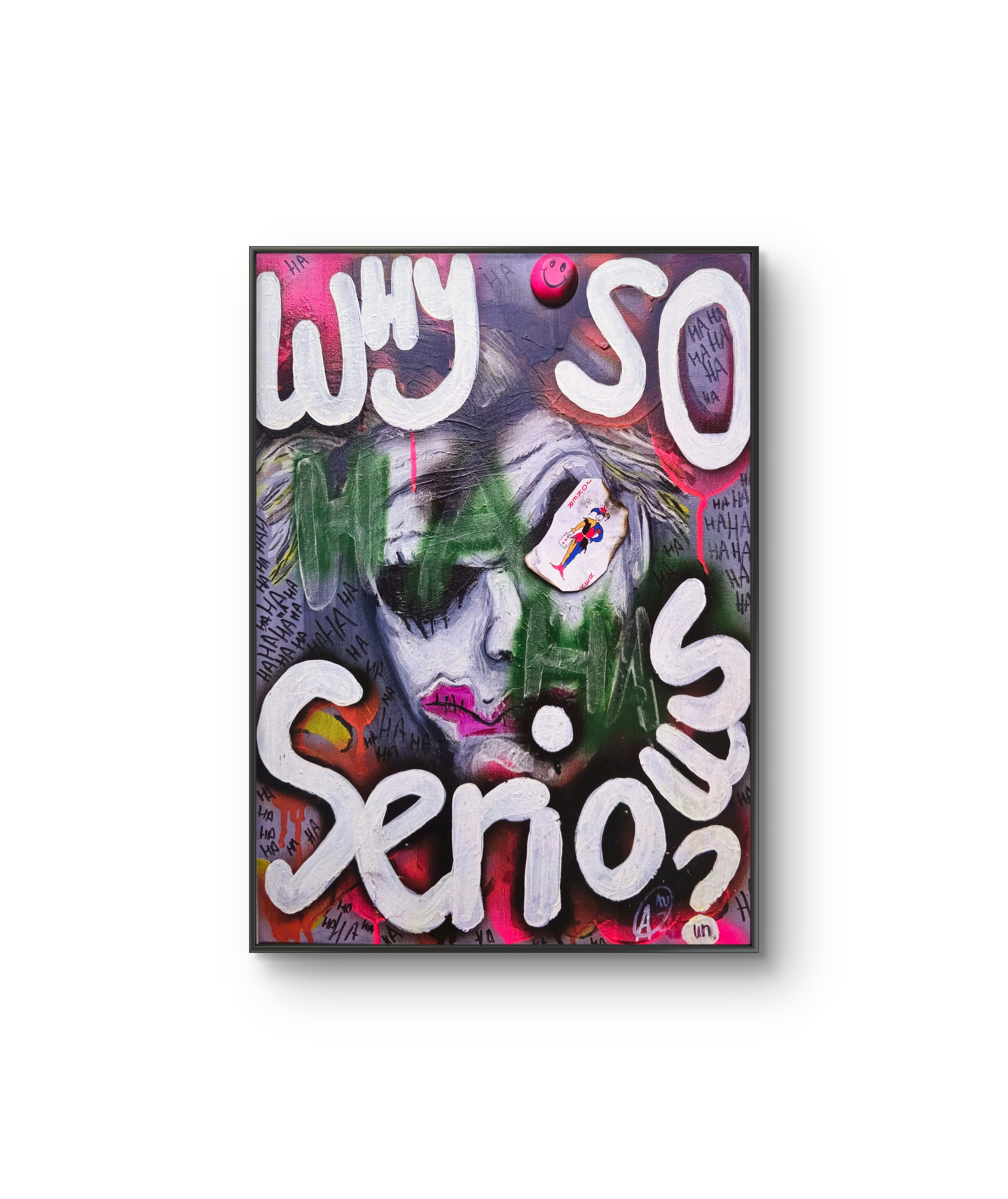 "Why so Serious?" Joker Inspired Print (Various sizes available)